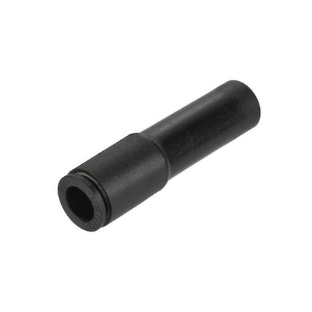 Fractional Push-to-Connect Fitting, Nylon, Black
