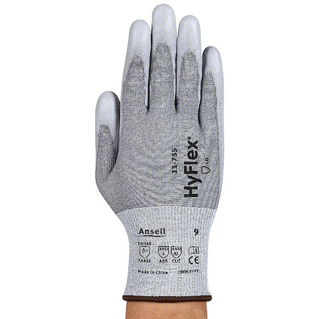 Cut Resistant Gloves, Cut Level A5 ,Polyurethane ,Sandy ,S 1 PR