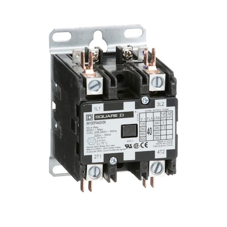 Definite Purpose Magnetic Contactor, 220/208-240V AC, 3P, 75A