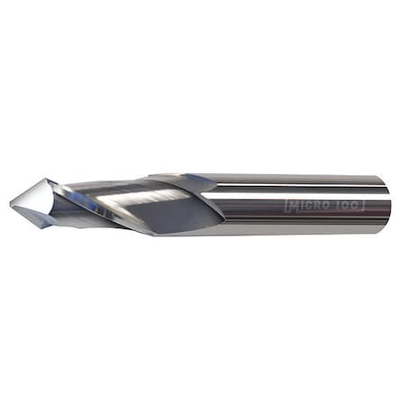 Carb End Mill,5/8 In,2FL,CC,AlTiN Coat