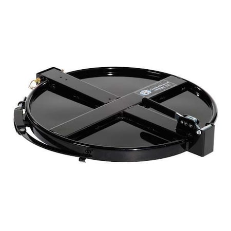 Latching Drum Lid with Fast-Latch,Black