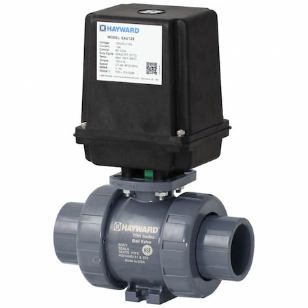 Actuated Ball Valve,Tube Size 2",PTFE