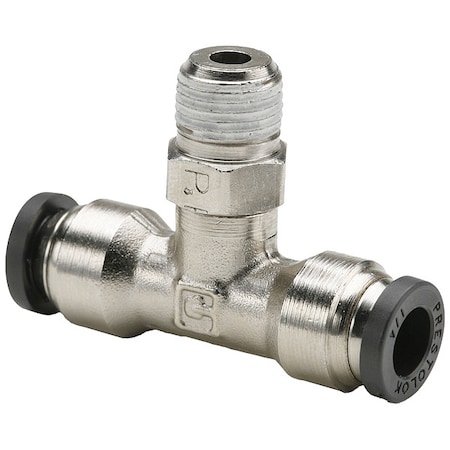 Tee, Push-Fit 1/8", 1/8", MNPTF 1/8"