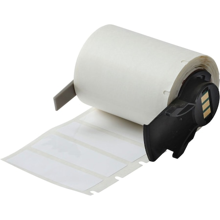 Pre-Cut Label Stock Roll, White, Gloss
