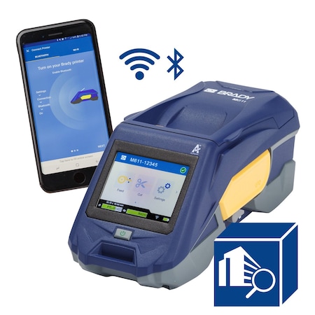 Brady M611 2in Portable Label Printer with Safety and Facility ID Software and Accessories Kit