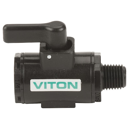 Manual 2-Way Ball Valve,NPT,Polypro