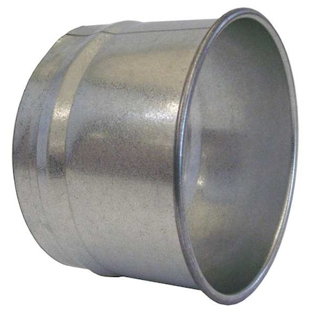 4" x 4" Round Duct Hose Adapter, 22 ga.