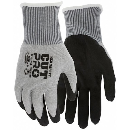 Coated Gloves, Polyurethane, Sandy, Palm, 4 Abrasion Level, XL (10) 1 PR