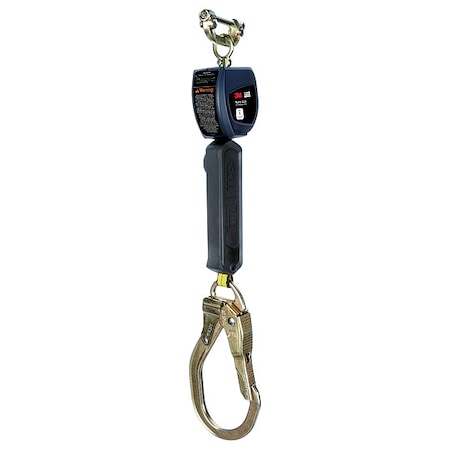 Nano-Lok Personal Self Retracting Lifeline, Quick-Connect, Steel, 1 Leg(s), 420 lb Weight Capacity