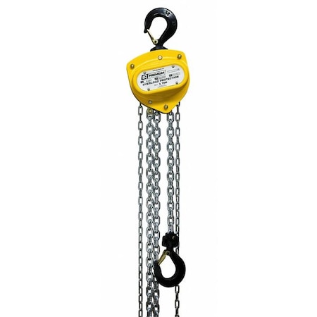 Manual Chain Hoist, 74 lb, Manual, 1 13/32 in