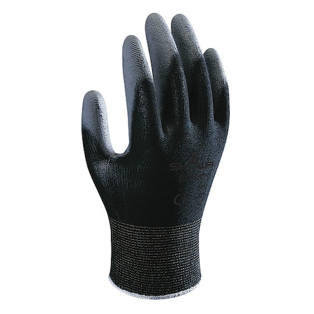 Gloves, Nylon, Gauntlet, Black/Gray, M, 1 PR