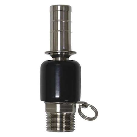Hose Adapter,3/4" Hose Barb, 3/4" MGHT