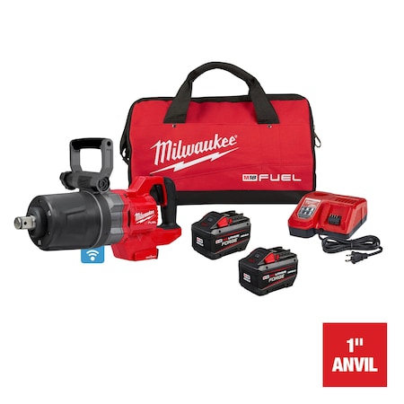 M18 FUEL 1 in. D-Handle High Torque Impact Wrench with ONE-KEY Kit