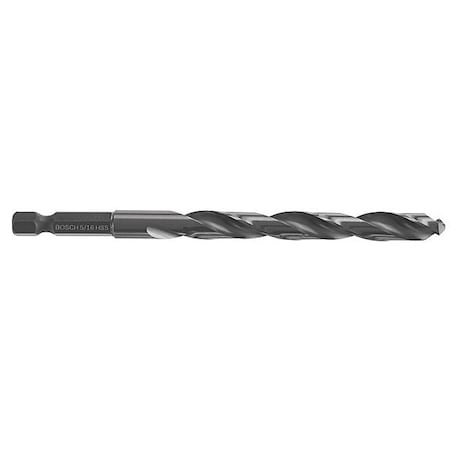 Impact Drill Bit,5/16" Size,4-1/2" L