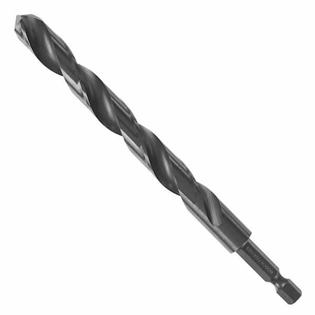 Impact Drill Bit,7/16" Size,5-1/2" L