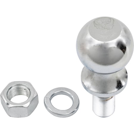 Hitch Ball,2 5/16 in, Chrome