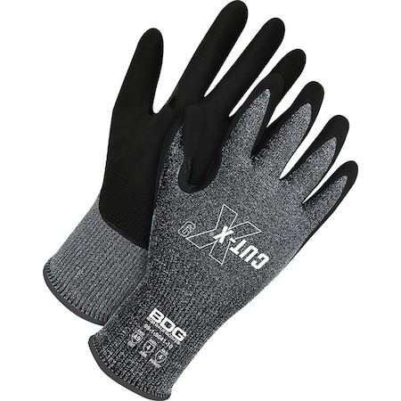Cut-Resistant Coated Gloves, Cut Level A9 ,Not Applicable ,Sandy ,3XL 1 PR