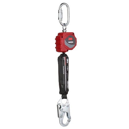 Protecta Self-Retracting Lifeline, 6 ft. Length, Snap Hook, Steel, 1 Leg(s), 310 lb Weight Capacity