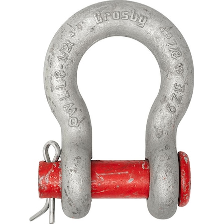 Anchor Shackle,17,000 lb,Carbon Steel