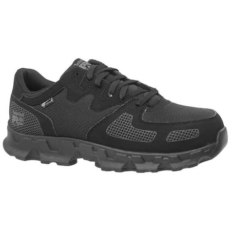 Men's Athletic Shoe, Synthetic Leather Upper, Polyurethane Outsole, Black, 8