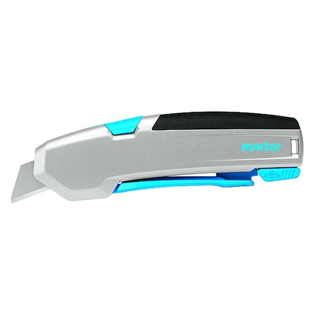 Ergonomic, squeeze grip safety knife, Retractable 154 mm L