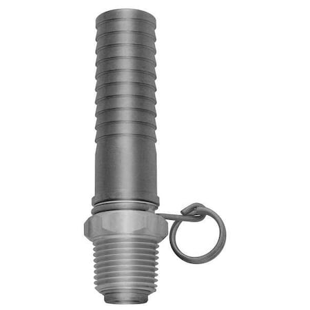 Swivel Hose Adapter, 1/2 In., Stain. Steel