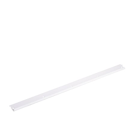 Top Track Wall Frame W/ Mounting Hardware, Epoxy Coated Steel, White, 33" L x 1-3/4" H