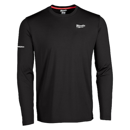 WorkSkin Crew Neck Baselayer,Black L