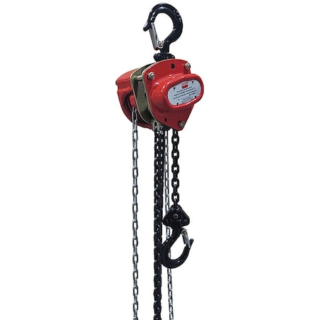 Manual Chain Hoist,500 lb Cap.