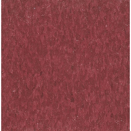 Vinyl Floor Tiles,12"W,Pomegranate Red