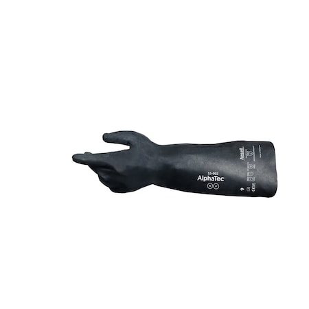 AlphaTec(R) 53-002 Chemical Resistant Gloves, Plastic Laminate, Rubber Polymer, 14 in L, 17 mil, 8