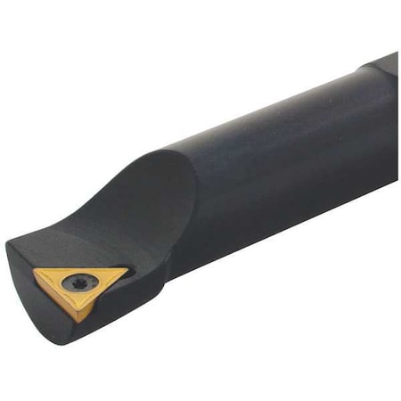 Indexable Boring Bar, TPBN12-3, 10 in L, High Speed Steel, Triangle Insert Shape