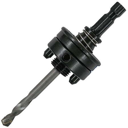 Hole Saw Arbor, 5/8"-18, For-1-1/4"to6-5/8"