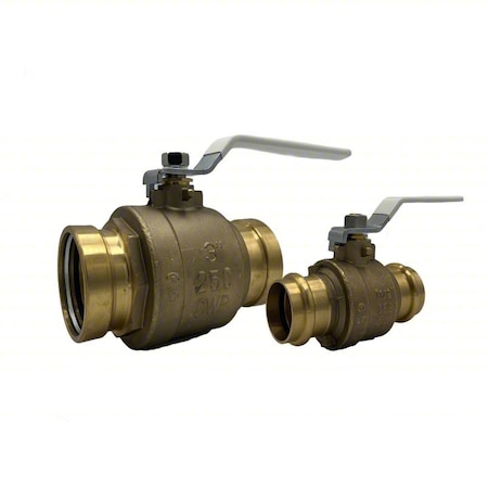 Manual Two-Way Ball Valve,6.5" L