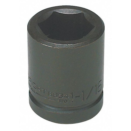 3/4 in Drive Impact Socket Standard Socket, black oxide,1 5/8 in
