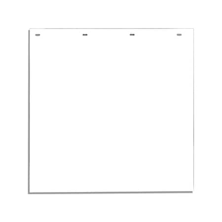 Mudflaps, 24 in X 24 in, Polymer, White, 1 PR