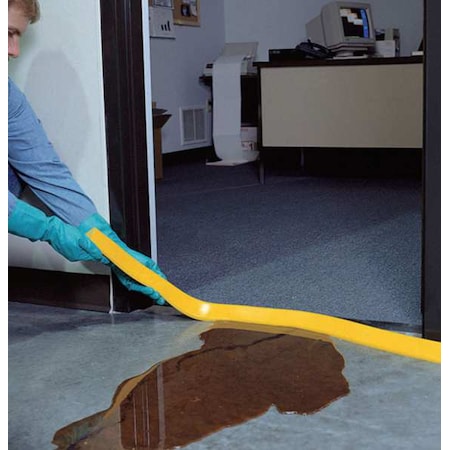 PIG Door Blocker Dike, Yellow, 2 in.