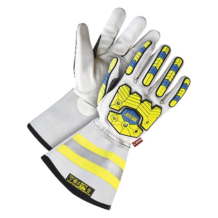 Cut-Resistant Leather Gloves, Cut Level A5 ,S 1 PR