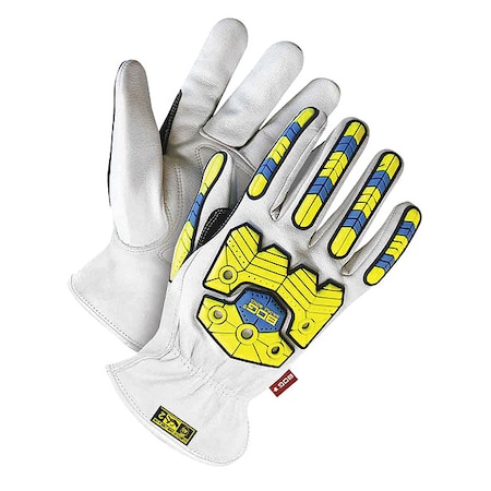 Cut-Resistant Leather Gloves, Cut Level A5 ,S 1 PR