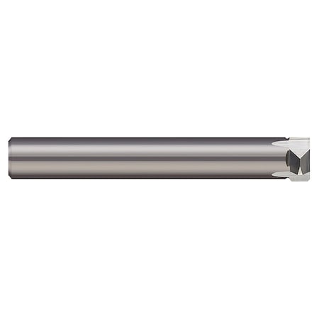Back Chamfer Milling Cutter, 3 in L, Solid Carbide