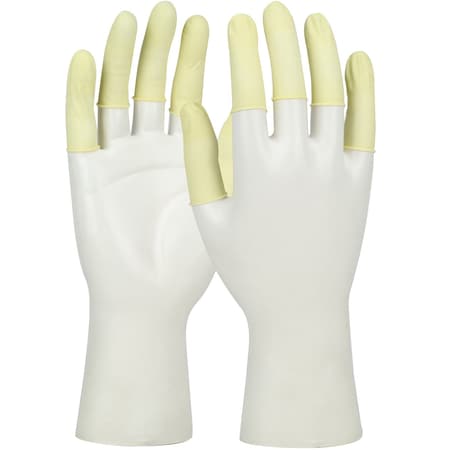 Finger Cots, Beige, Latex, L, PK1440