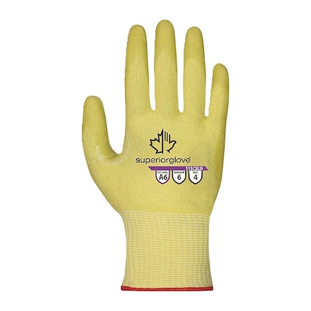 Glove,Acrylic,Yellow,Size8,PR
