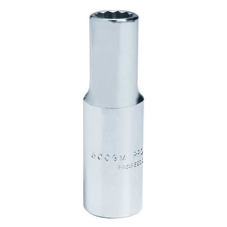 3/8 " Drive, 6mm Metric, Socket, 12 Points,   Chrome, 6 mm