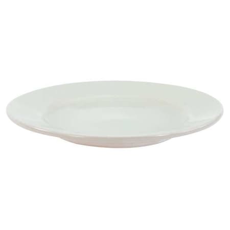 Plate, 9-1/2", Ceramic Bright White PK24