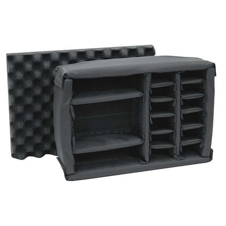 Padded Divider Set, Black, 4 in, 17 in
