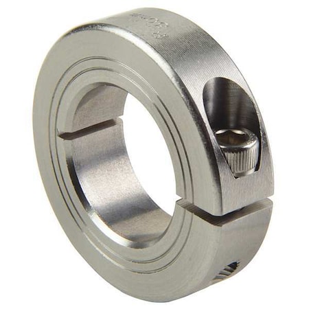 Shaft Collar,Clamp,1Pc,3/4 In,316 SS