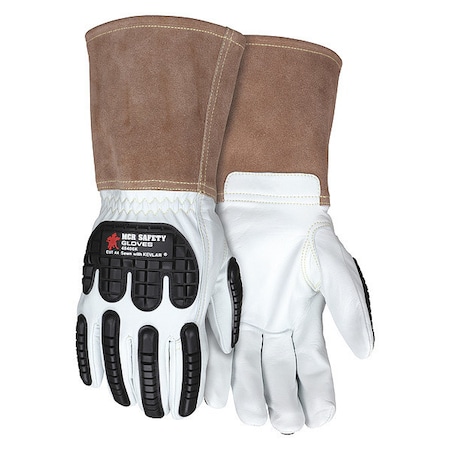 Leather Gloves, Cut Level A4 ,XL 12 PK