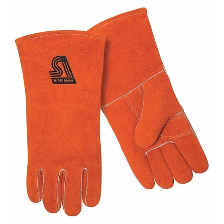 Welding Gloves, Wing Thumb, S, 1 PR