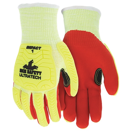 Coated Gloves, Cut Level A5 ,Dipped ,Foam Nitrile ,Sandy ,2XL 12 PK