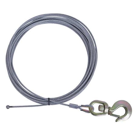 Winch Cable,GS,1/4 In. x 60 ft.